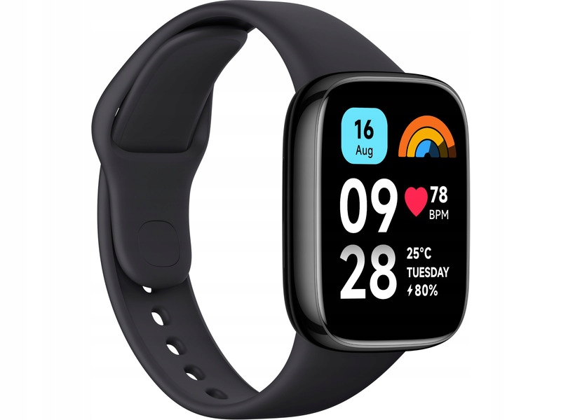 Čierne inteligentné hodinky Xiaomi Redmi Watch 3 Active